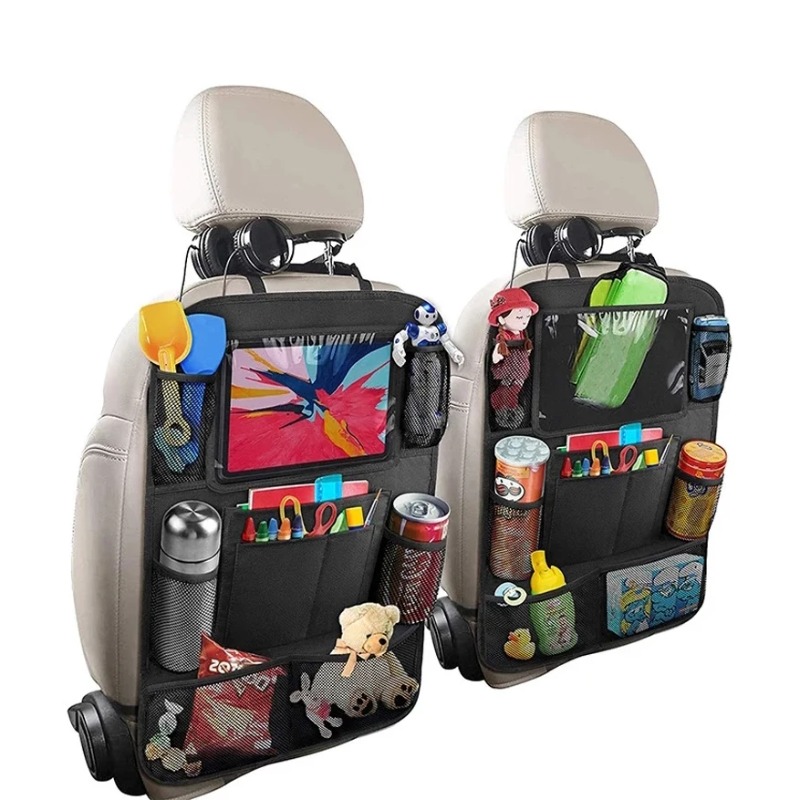 Tablet And Accessories Bag - Car Seat Organizer Multifunctional Oxford Fabric