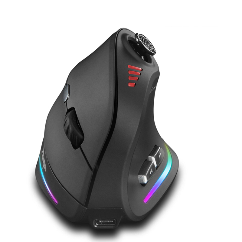 Tablet Gaming Accessories - Jomaa RGB Backlit Wireless Vertical Mouse