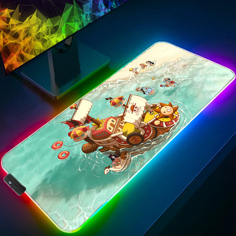 RGB LED Mouse Pad Office Desk  - Tablet Gaming Accessories ulasan dan harga