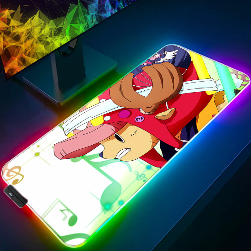 RGB LED Mouse Pad Office Desk  - Tablet Gaming Accessories ulasan dan harga