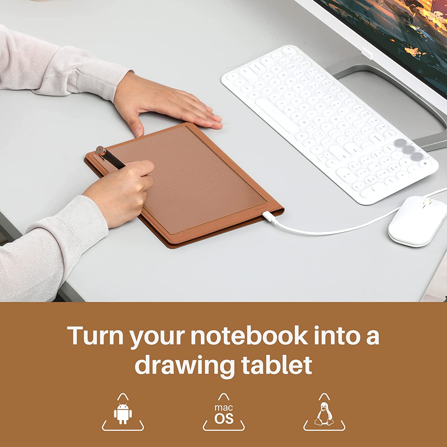Huion Note Smart Notebook Wire - Huion Tablet Accessories ulasan dan harga