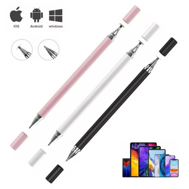 1/2/8pcs 2 In 1 Universal Styl - Drawing Tablet Pen Accessories ulasan dan harga