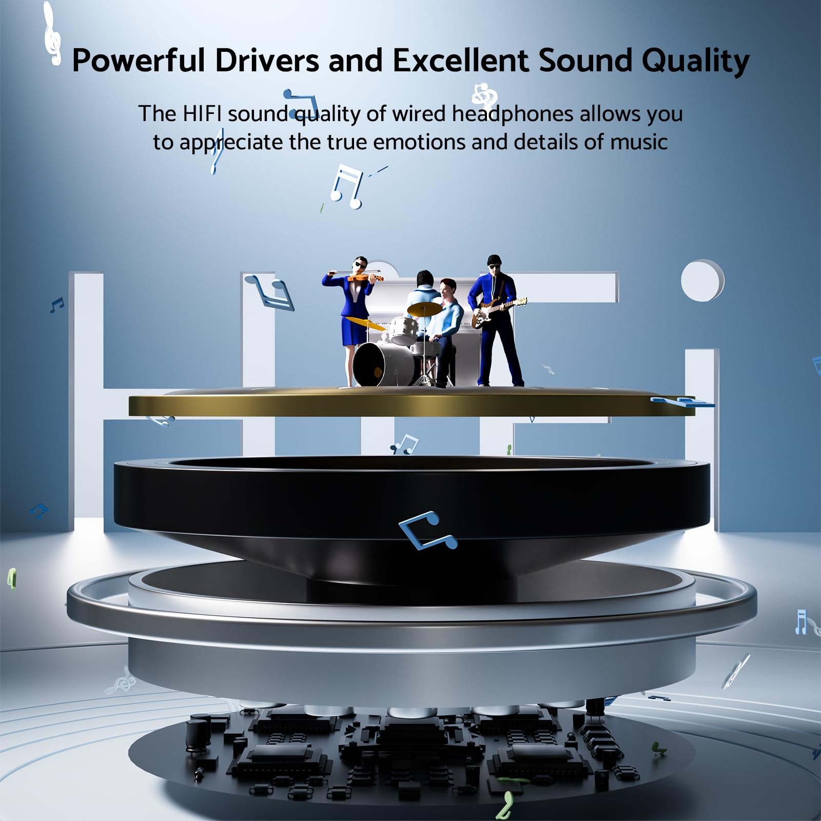 HiFi Surround Headphones Bass  - Tablet Gaming Accessories ulasan dan harga