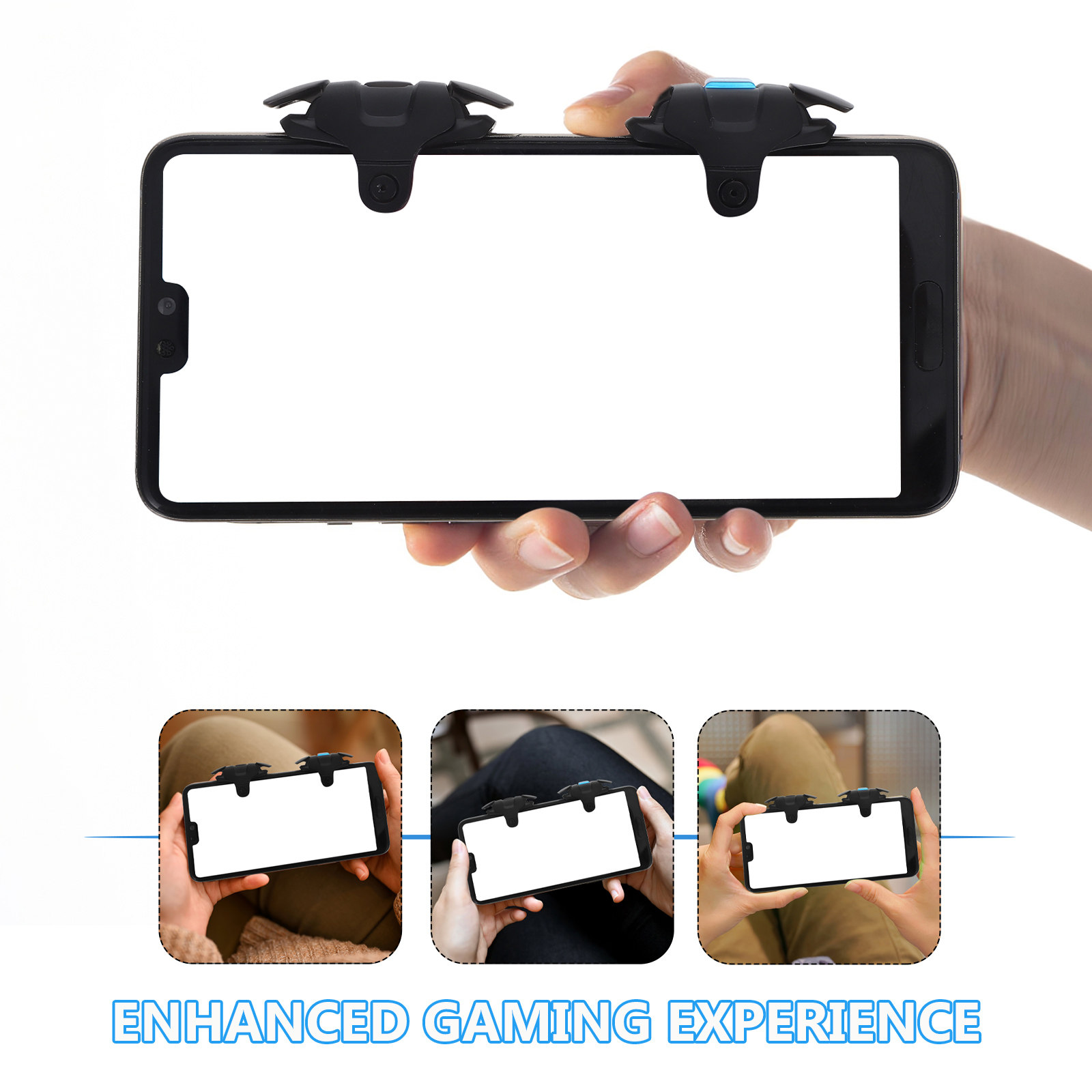 2Pcs Phone Gaming Triggers Mob - Tablet Gaming Accessories ulasan dan harga