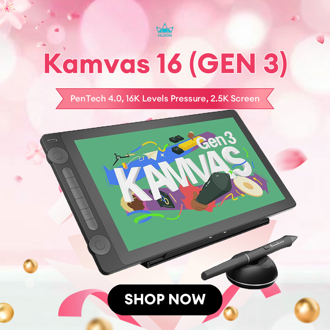 Huion Kamvas 16 (Gen 3) Graphi - Huion Tablet Accessories ulasan dan harga