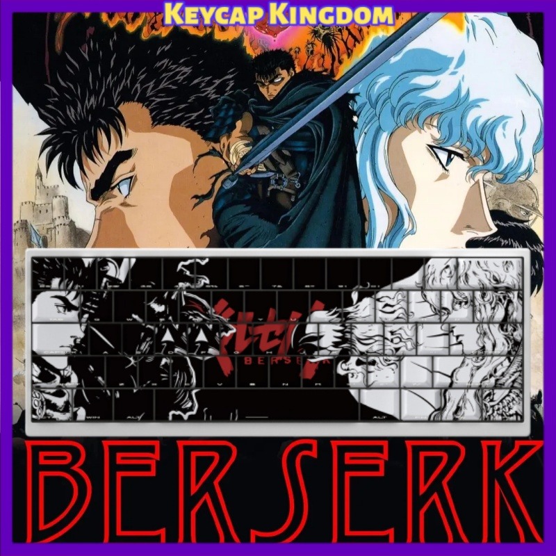 BERSERK Theme Anime Keycap 98  - Tablet Gaming Accessories ulasan dan harga