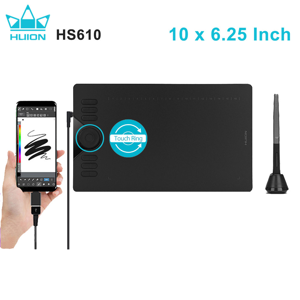 HUION HS610 Graphic Tablets Di - Huion Tablet Accessories ulasan dan harga